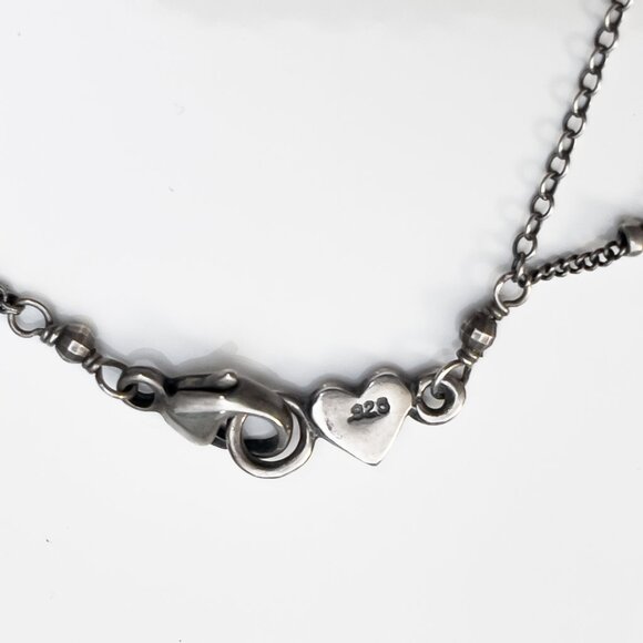 CHAN LUU Sterling Silver Horn Beaded Layer Necklace - Picture 4 of 4